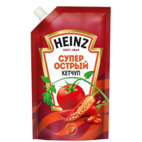 Кетчуп Heinz супер острый, 350г, пакет