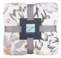 Плед Tessolo Home Бланш микровелюр молочный, 150 x 200см