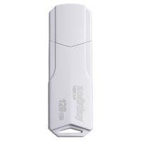 Память Smart Buy 'Clue'  128GB, USB 3.0 Flash Drive, белый