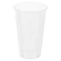 Стакан одноразовый Vzlp глянцевый пластиковый прозрачный 500мл, 20шт