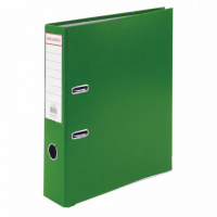 Папка-регистратор А4 Brauberg зеленая, 75мм, 226597, с металлическим уголком