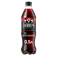 Напиток Evervess Cola без сахара газированный, 500мл