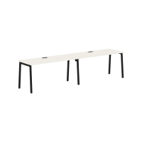 Стол 2-х местный ELWST 3167 Ясень Траун/Черный 3126х670х750 EDIS