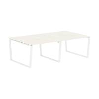 Стол 4-х местный EVWST 2313 Ясень Траун/Белый 2326х1346х750 EDIS
