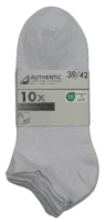Носки женские Authentic из хлопка и полиамида укороченные размер 39-42 5 пар, 10шт