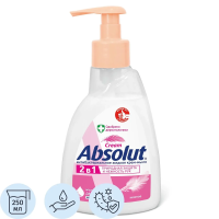 Мыло жидкое Absolut classic  Антибактериальное Нежное 250мл с дозатором