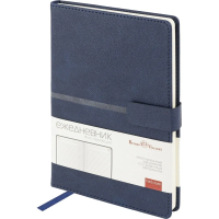 Ежедневник недатированный А5 LYON синий, 136л 3-684/01