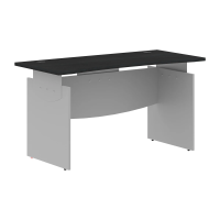 Стол письменный эргономичный OST 147 Дуб Юкон Модерн/Металлик 1400х640х750 OFFIX NEW