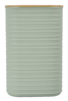 Банка Stripe с бамбуковой крышкой, 1.6л