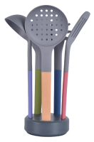 Tarrington House Набор кухонных принадлежностей 5 предметов с подставкой