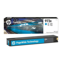 Картридж струйный HP (F6T81AE) PW Pro 477dw/452dw, 973XL, голубой, увеличенный ресурс 7000 страниц,