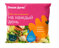 Салатная смесь Белая Дача Капри айсберг романо морковь, 140г