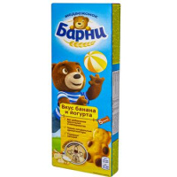 Бисквит Медвежонок Барни банан-йогурт, 5 х 30г