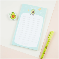 Блок для записей (To Do list) MESHU 10,0*17,0см, 50л., 'Avocado', на склейке