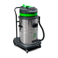 Пылесос промышленный Grass Baiyun 70л, 3 турбины, BF580-3