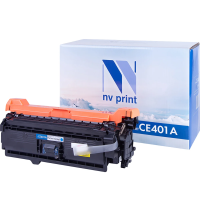 Картридж лазерный Nv Print CE401AC, голубой, совместимый