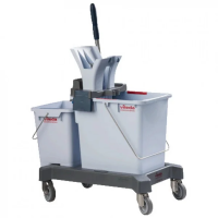 Тележка уборочная Vileda Professional УльтраСпид Про двухведерная 25л и 10л, на платформе, для чистых помещений, 157776