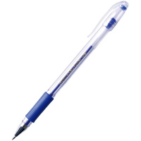 Ручка гелевая Crown Hi-Jell Grip синяя, 0.5мм
