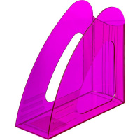 Вертикальный накопитель Attache 90мм Bright Colours прозрачный фиолетовый