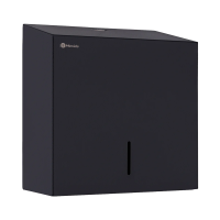 Диспенсер для полотенец листовых Merida Stella R ASC101.R, черный, металлический, Макси