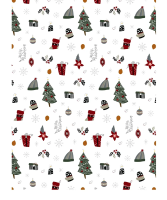 Tarrington House Плед Print рождественский, 130 x 170см