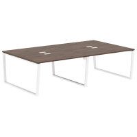 Стол 4-х местный EVWST 2716 Дуб Денвер тёмный/Белый 2726х1606х750 EDIS