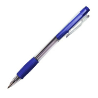 Ручка шариковая Dolce Costo  автомат., прозрачный корпус с рез.держателем синяя 0,7мм