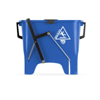 Ведро Squizzy 15л TTS, полипроп, с 2-мя отжимами, педаль, ручка, cинее, 0B006410