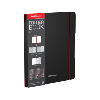 Тетрадь  48 л. ErichKrause FolderBook Accent, красный, А5+, 2x48 листов, клетка