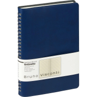 Ежедневник недатированный A5 TINTORETTO темно-синий, 136л 3-608/02