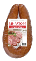 Колбаса Мираторг Краковская полукопченая, 330г