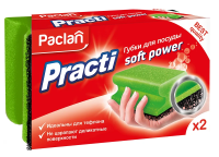 Губка Paclan Softpower, 2шт