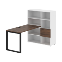 Рабочая станция EQRST 1113 Дуб Денвер тёмный/Черный 1790х1120х1355 EDIS