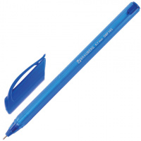 Шариковая ручка Brauberg Extra Glide GT Tone синяя, 0.7мм, прозрачный корпус