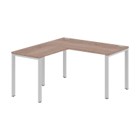 Стол угловой XS6CT 1415 Дуб Сонома/Серый 1400х1500х750 XTEN-S60