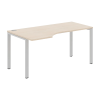 Стол эргономичный XS6CET 169(L) Бук Тиара/Серый 1600х900х750 XTEN-S60