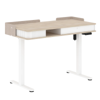 Стол письменный с подъемным механизмом HT503 Дуб Светлый/Белый 1200х600х780-1180  XTEN-UP