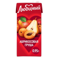 Сок Любимый яблоко-абрикос-груша, 950мл