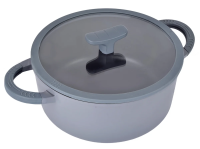 Кастрюля Matt Grey с крышкой 4.2л, 24см