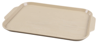 Поднос для фастфуда Mgprof бежевый, 45 x 34.5-49 x 34.5см