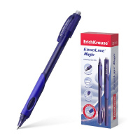 Ручка гелевая ErichKrause ErgoLine Magic сo стираемыми чернилами , синяя