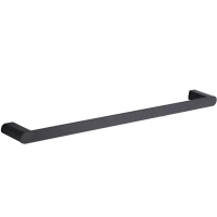 Полотенцедержатель Nofer Capri 400мм, черный, 16220.40.N