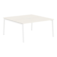Стол 2-х местный ELWST 1516 Ясень Траун/Белый 1560х1606х750 EDIS