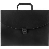 Папка-портфель Attache А4, черный, 1 отделение