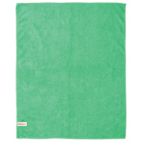 Тряпка для мытья пола Laima Стандарт 50х60см, плотная микрофибра, зеленая