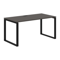 Стол прямой EQST 1580 Мокко/Черный 1560х800х750 EDIS