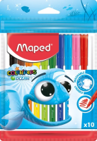 Фломастеры 10цв. MAPED Color'Peps Ocean