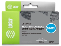 Картридж струйный Cactus CS-CD975 №920XL, 56.5мл, черный