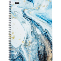 Бизнес тетрадь Attache Selection Fluid серо-голубой, А4, 96 листов, в клетку, на спирали, картон