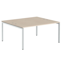 Стол на 2 рабочих места Skyland Xten-S XWST 1614, двухместный, бук тиара, 1600х1400х750мм